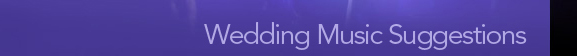 DJ Wedding Music